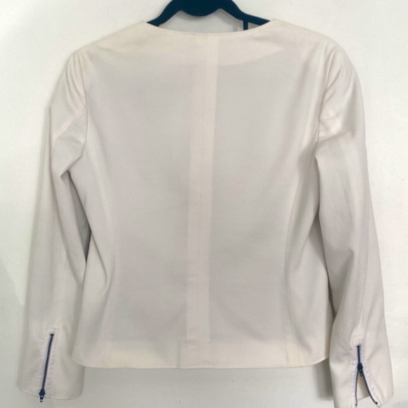 Moschino Cheap and Chic Vintage Flower & Zipper Jacket, Sz 10 - Picture 2 of 13